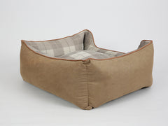 Heritage Orthopaedic Walled Dog Bed - Chocolate, Medium