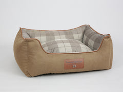 Heritage Orthopaedic Walled Dog Bed - Chocolate, Medium
