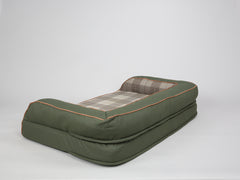 Heritage Dog Sofa Bed - Emerald, Large