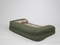 Heritage Dog Sofa Bed - Emerald, Large