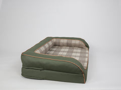 Heritage Dog Sofa Bed - Emerald, Large