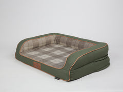 Heritage Dog Sofa Bed - Emerald, Medium