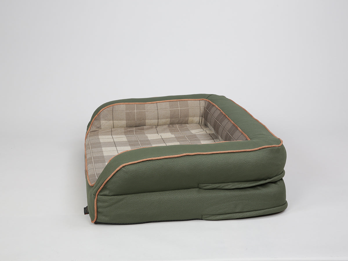 Heritage Dog Sofa Bed for Medium Dogs Emerald Colour