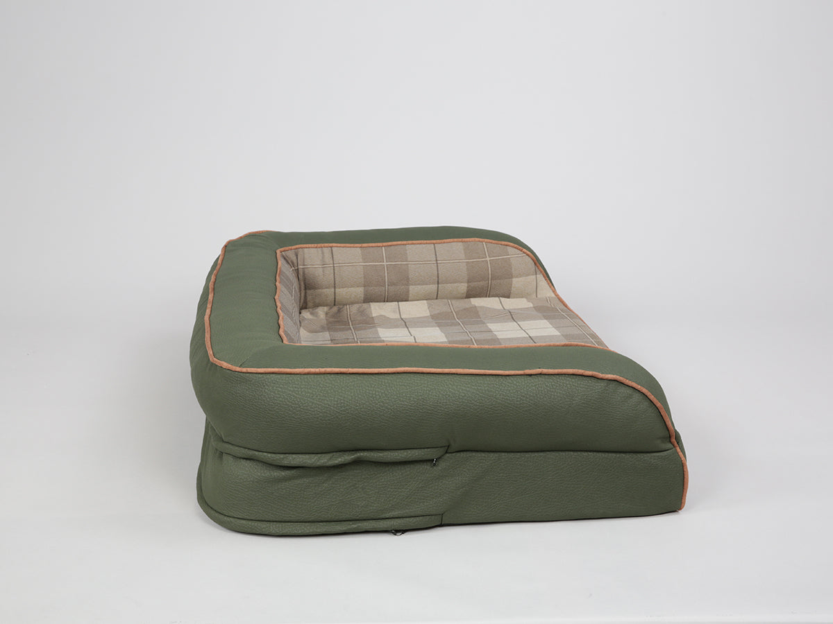 Heritage Dog Sofa Bed for Medium Dogs Emerald Colour