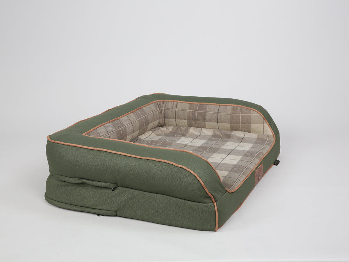 Heritage Dog Sofa Bed for Medium Dogs Emerald Colour