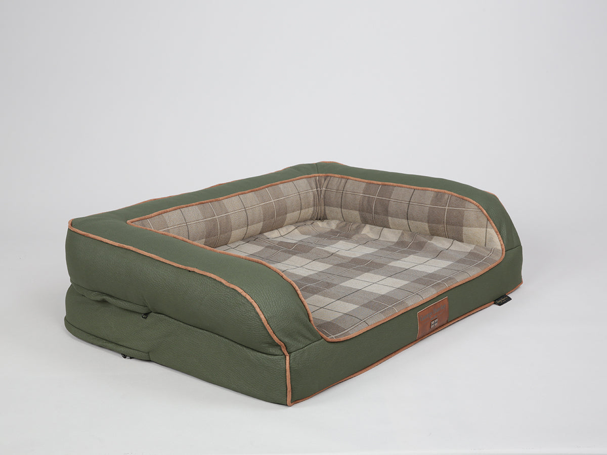 Heritage Dog Sofa Bed for Medium Dogs Emerald Colour