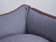 Exbury Orthopaedic Walled Dog Bed - Chianti / Ash, Small
