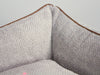 Exbury Orthopaedic Walled Dog Bed - Silver / Taupe, Small