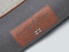 Beckley Orthopaedic Walled Dog Bed - Taupe / Chocolate, Medium