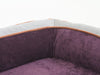 Monxton Dog Sofa Bed - Silver / Vino, Medium