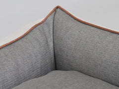 Beckley Orthopaedic Walled Dog Bed - Oyster Grey, Medium