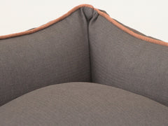 Beckley Orthopaedic Walled Dog Bed - Chestnut / Mocha, Small
