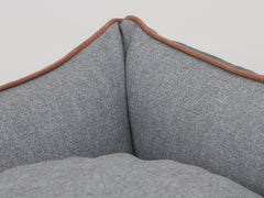 Beckley Orthopaedic Walled Dog Bed - Iron / Ash, Medium