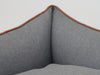 Beckley Orthopaedic Walled Dog Bed - Midnight / Dove, X-Large