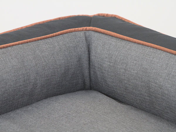 Beckley Dog Sofa Bed - Midnight / Dove, Medium