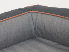 Beckley Dog Sofa Bed - Midnight / Dove, Large