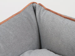 Savile Orthopaedic Walled Dog Bed - Mason's Grey, Small