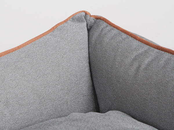 Savile Orthopaedic Walled Dog Bed - Mason's Grey, Medium