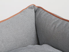 Savile Orthopaedic Walled Dog Bed - Mason's Grey, Medium