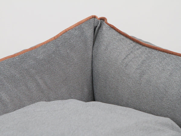 Savile Orthopaedic Walled Dog Bed - Mason's Grey, Large