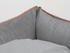 Savile Orthopaedic Walled Dog Bed - Mason's Grey, Large