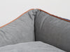 Savile Orthopaedic Walled Dog Bed - Mariner's Blue, Large