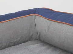 Savile Dog Sofa Bed - Mariner's Blue, Large