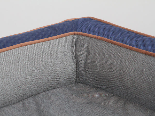 Savile Dog Sofa Bed - Mariner's Blue, Medium