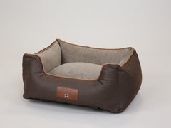 Monxton Orthopaedic Walled Dog Bed - Chestnut / Sable, Small