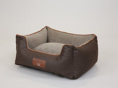 Monxton Orthopaedic Walled Dog Bed - Chestnut / Sable, Small