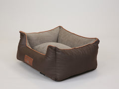 Monxton Orthopaedic Walled Dog Bed - Chestnut / Sable, Small