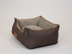 Monxton Orthopaedic Walled Dog Bed - Chestnut / Sable, Small