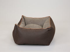 Monxton Orthopaedic Walled Dog Bed - Chestnut / Sable, Small