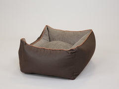 Monxton Orthopaedic Walled Dog Bed - Chestnut / Sable, Small