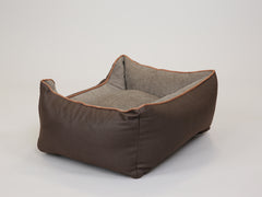 Monxton Orthopaedic Walled Dog Bed - Chestnut / Sable, Small