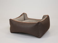 Monxton Orthopaedic Walled Dog Bed - Chestnut / Sable, Small