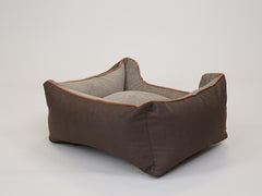 Monxton Orthopaedic Walled Dog Bed - Chestnut / Sable, Small