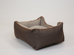 Monxton Orthopaedic Walled Dog Bed - Chestnut / Sable, Small