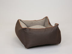 Monxton Orthopaedic Walled Dog Bed - Chestnut / Sable, Small
