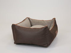 Monxton Orthopaedic Walled Dog Bed - Chestnut / Sable, Small