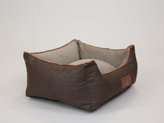 Monxton Orthopaedic Walled Dog Bed - Chestnut / Sable, Small