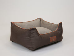 Monxton Orthopaedic Walled Dog Bed - Chestnut / Sable, Small