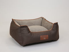 Monxton Orthopaedic Walled Dog Bed - Chestnut / Sable, Small