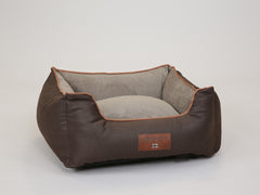 Monxton Orthopaedic Walled Dog Bed - Chestnut / Sable, Small