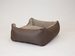 Monxton Orthopaedic Walled Dog Bed - Chestnut / Sable, Large