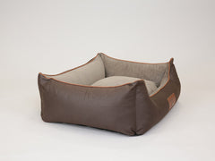 Monxton Orthopaedic Walled Dog Bed - Chestnut / Sable, Large