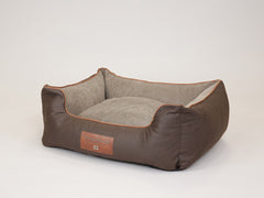Monxton Orthopaedic Walled Dog Bed - Chestnut / Sable, Medium