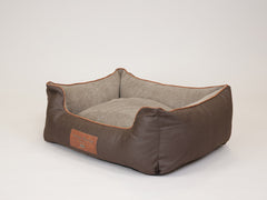 Monxton Orthopaedic Walled Dog Bed - Chestnut / Sable, Medium