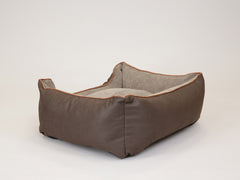 Monxton Orthopaedic Walled Dog Bed - Chestnut / Sable, Medium