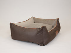 Monxton Orthopaedic Walled Dog Bed - Chestnut / Sable, X-Large